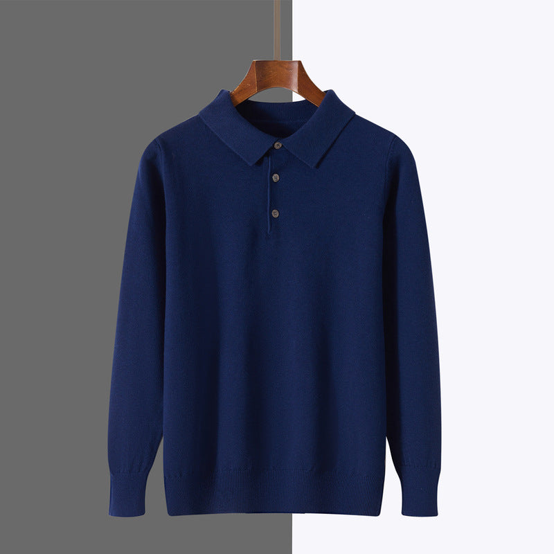 Mens Stylish Casual Pullover Knit Sweater