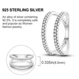 2024 925 Sterling Silver Plain Silver Ring Finger Infinite Symbol Rings Beaded For Women Original Luxury Fine Jewelry Gift Party