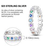 2024 925 Sterling Silver Blue Evil Eyes Ring Original Design Zircon Finger Rings For Women High Quality Wedding Jewelry Gift