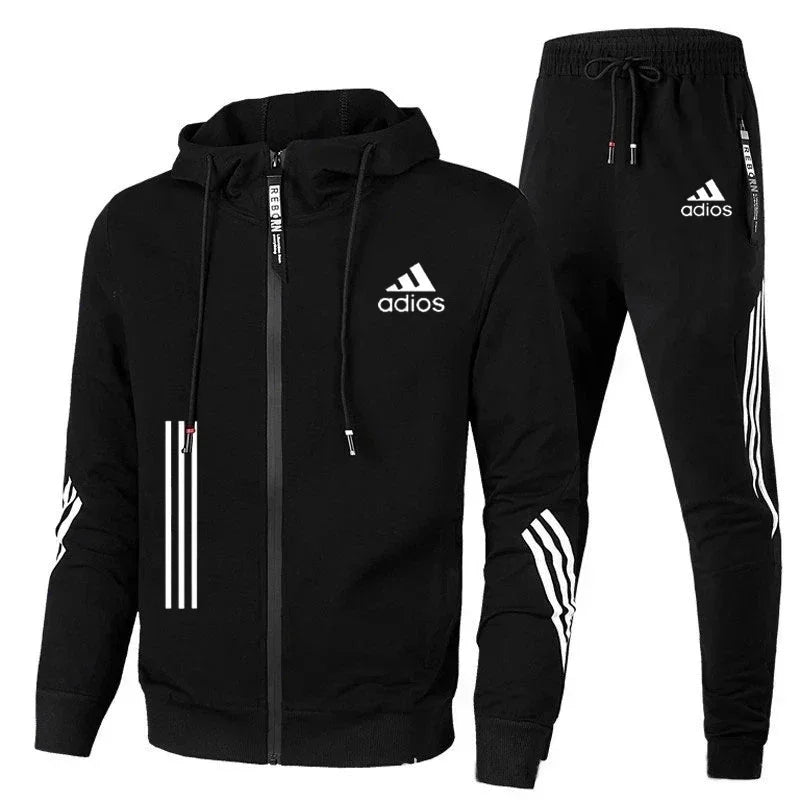 Men's Zipper Hoodie &amp; Jogger Set