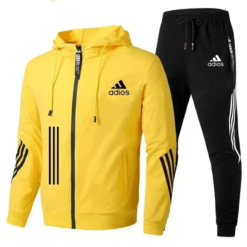 Men's Zipper Hoodie &amp; Jogger Set