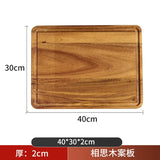 Wooden Cutting Boards Chopping Blocks Beech Walnut Cheese Cutting Board Butcher Block Meat Cutting Board For Kitchen Tools