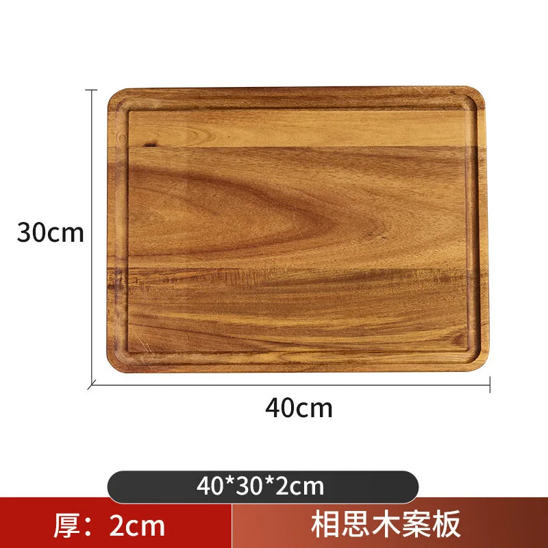 Wooden Cutting Boards Chopping Blocks Beech Walnut Cheese Cutting Board Butcher Block Meat Cutting Board For Kitchen Tools