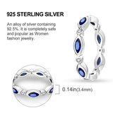 2024 925 Sterling Silver Blue Evil Eyes Ring Original Design Zircon Finger Rings For Women High Quality Wedding Jewelry Gift