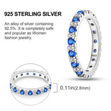 2024 925 Sterling Silver Blue Evil Eyes Ring Original Design Zircon Finger Rings For Women High Quality Wedding Jewelry Gift