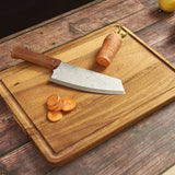 Wooden Cutting Boards Chopping Blocks Beech Walnut Cheese Cutting Board Butcher Block Meat Cutting Board For Kitchen Tools