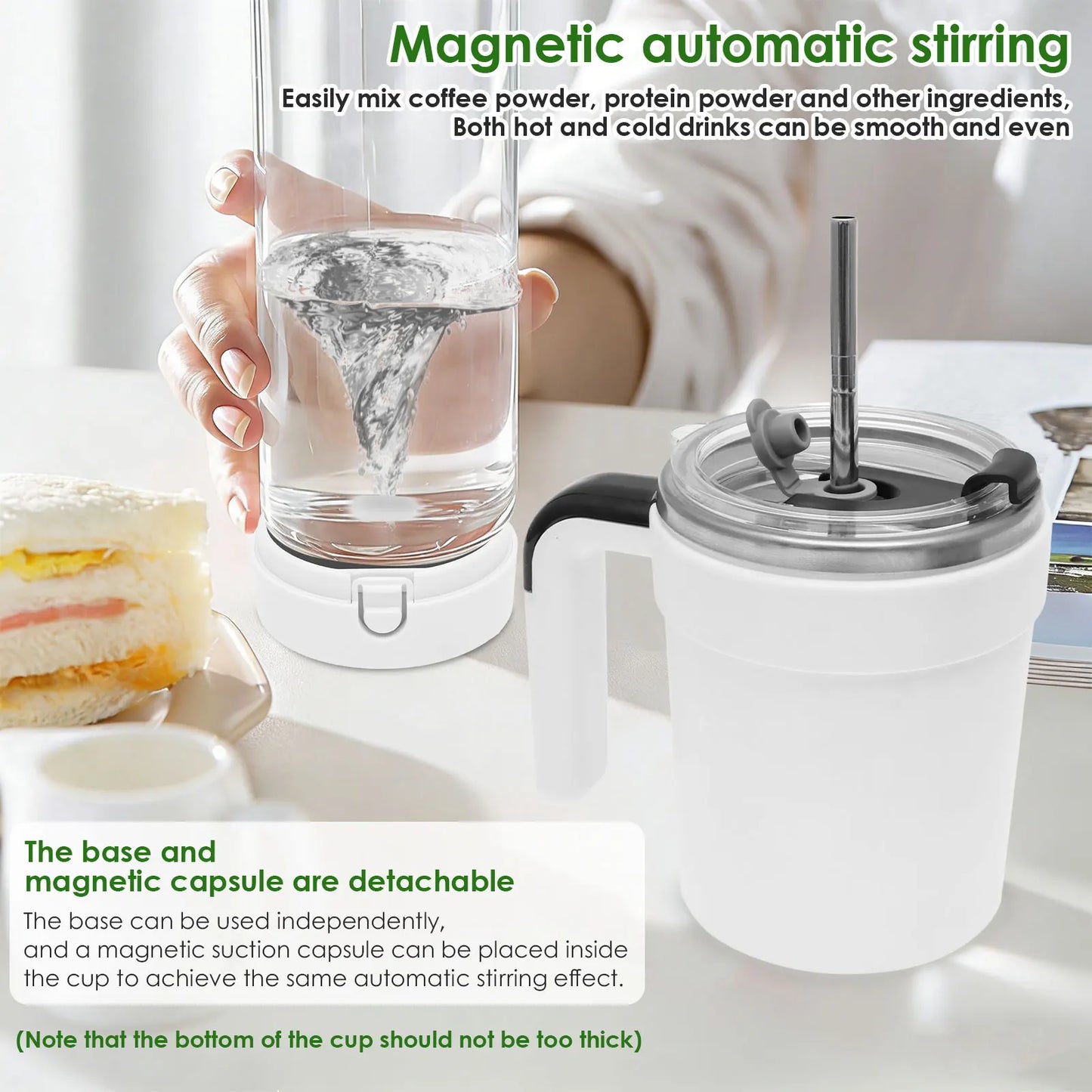 TempSpin Magnetic Stirring Mug
