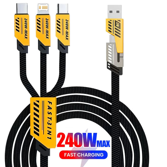 VoltMulti 3-in-2 240W Charging Cable