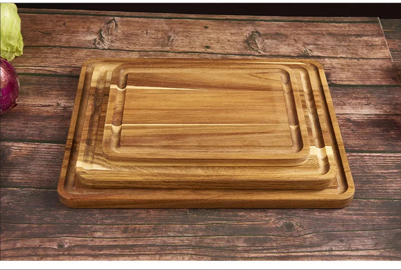 Wooden Cutting Boards Chopping Blocks Beech Walnut Cheese Cutting Board Butcher Block Meat Cutting Board For Kitchen Tools