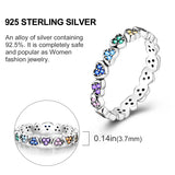 2024 925 Sterling Silver Blue Evil Eyes Ring Original Design Zircon Finger Rings For Women High Quality Wedding Jewelry Gift