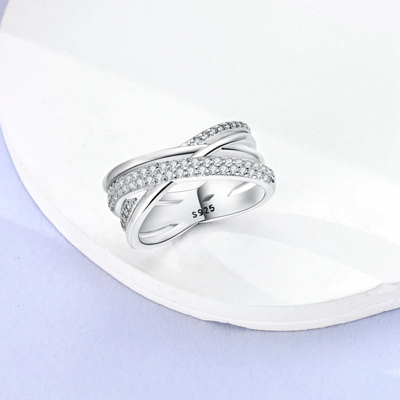 2024 925 Sterling Silver Blue Evil Eyes Ring Original Design Zircon Finger Rings For Women High Quality Wedding Jewelry Gift