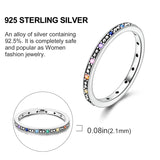 2024 925 Sterling Silver Blue Evil Eyes Ring Original Design Zircon Finger Rings For Women High Quality Wedding Jewelry Gift