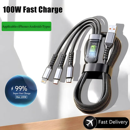 VoltMulti 100W 3-in-1 Cable