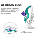 2024 925 Sterling Silver Blue Evil Eyes Ring Original Design Zircon Finger Rings For Women High Quality Wedding Jewelry Gift