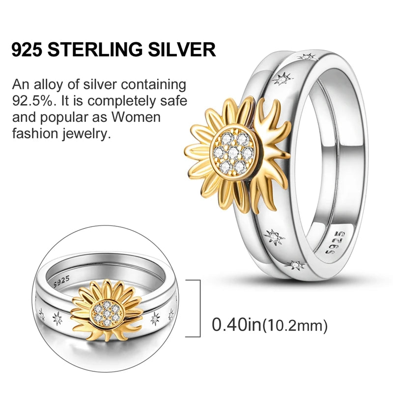 2024 925 Sterling Silver Blue Evil Eyes Ring Original Design Zircon Finger Rings For Women High Quality Wedding Jewelry Gift