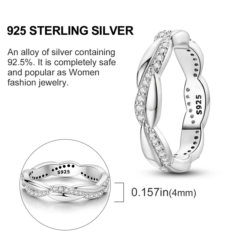 2024 925 Sterling Silver Blue Evil Eyes Ring Original Design Zircon Finger Rings For Women High Quality Wedding Jewelry Gift