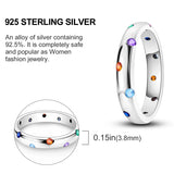 2024 925 Sterling Silver Blue Evil Eyes Ring Original Design Zircon Finger Rings For Women High Quality Wedding Jewelry Gift